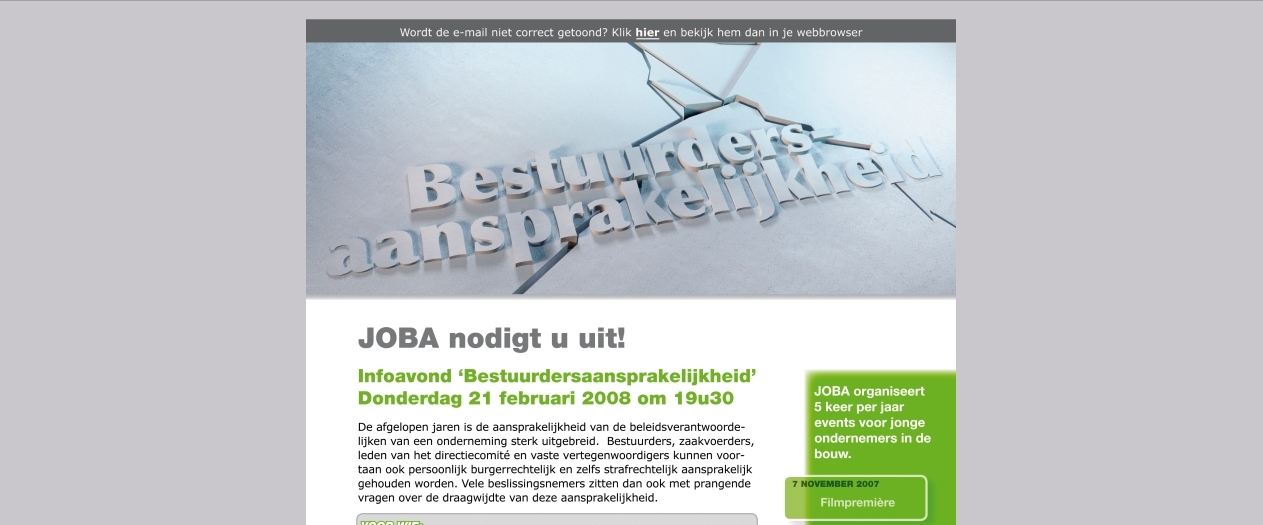 Bekijk HTML e-mail